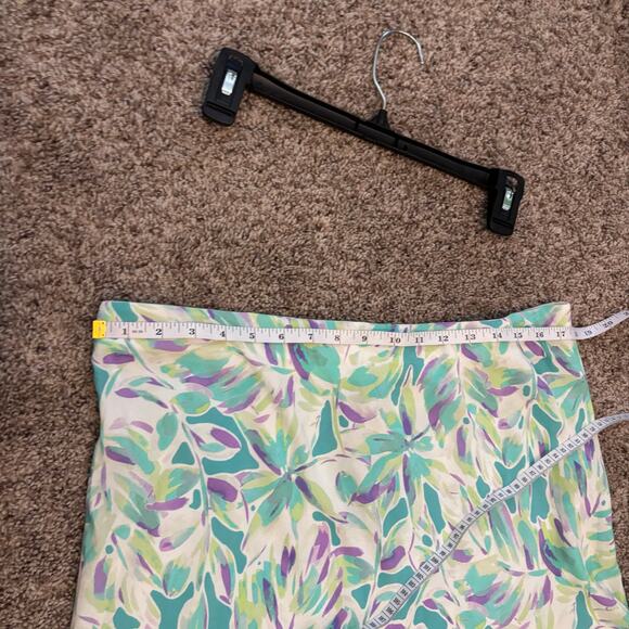 NWT Pure Collection Bias Midi Skirt Sz 14S Spring Modest Feminine Sustainable - Picture 4 of 9